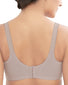 Taupe Back Comfort Lift Classic Lace Support Bra