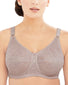 Taupe Front Comfort Lift Classic Lace Support Bra