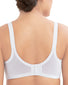 White Back Comfort Lift Classic Lace Support Bra
