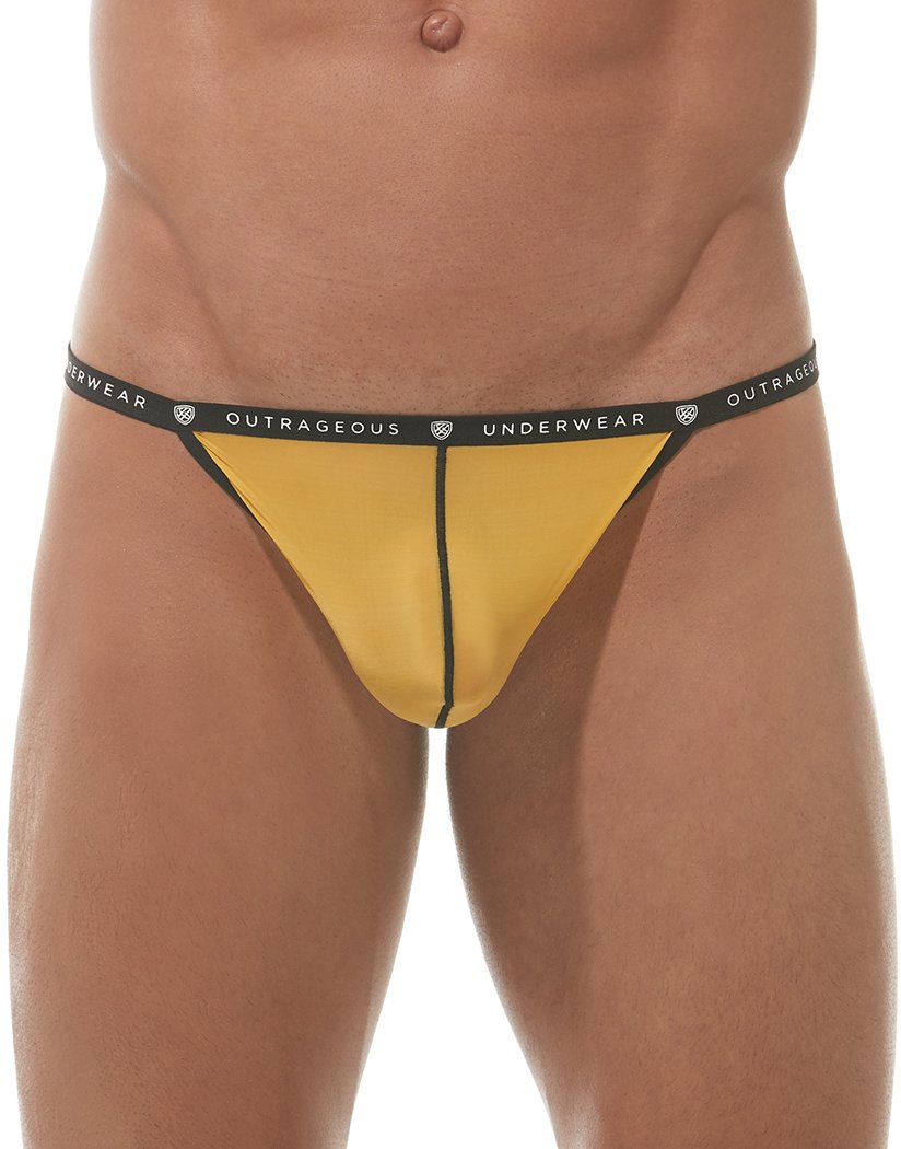 Yellow Front Gregg Homme Bubble G'Homme Snap Pouch with Cockring 162116