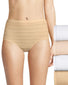 White/Light Buff/White/Soft Taupe Front Hanes Women Ultimate Comfort Flex Fit Brief 4-Pack 40CFF4