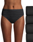 Black/Black/Black/Black Front Hanes Ultimate Comfort Flex Fit Hi-Cut Brief 4-Pack 43CFF4