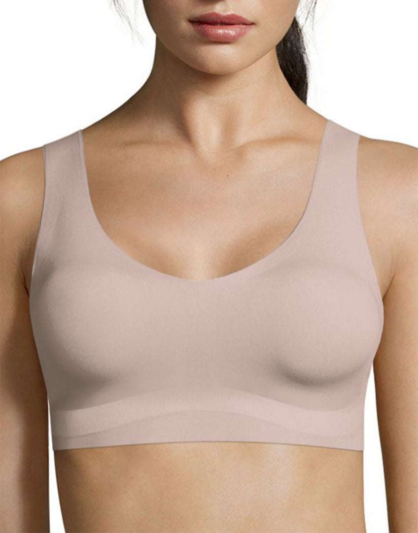 Warm Steel Front Hanes Invisible Embrace Comfort Flex Fit Wirefree Bra MHG561