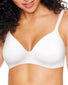 White Front Hanes Women Ultimate ComfortBlend T-Shirt Wirefree Bra HU03
