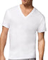 White Front Hanes Men 6-Pack Tagless V-Neck T-Shirts 777VP6