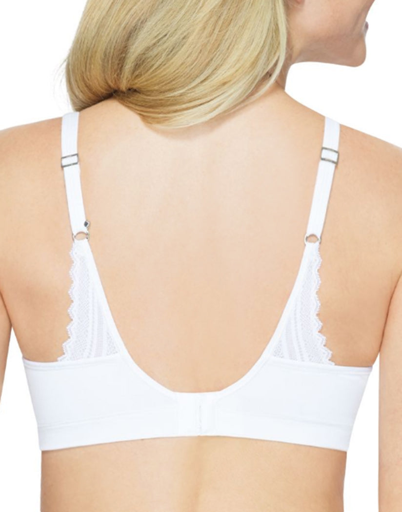 White Back Hanes Women Ultimate T-Shirt Soft Unlined Bra - DHHU26