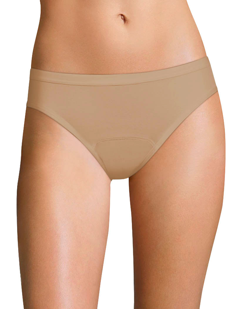 Assorted Front Hanes Women's Comfort Period.™ Bikini Period Underwear Light Leaks FD42AS