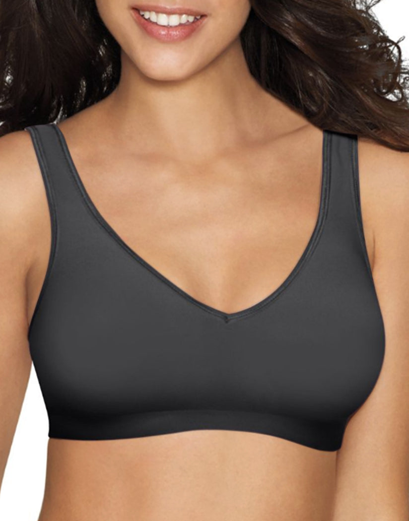 Hanes Womens Cozy Soft Cup Seamless Wire Bra Black 3x for sale