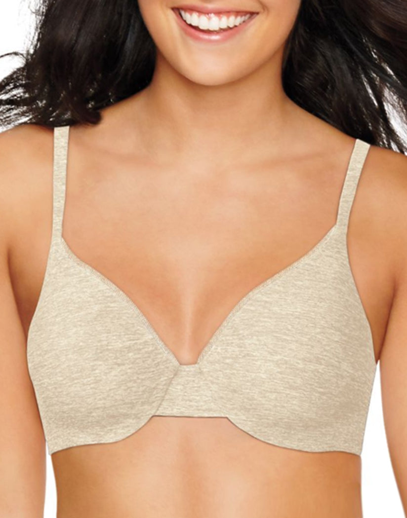 Hanes Womens Ultimate ComfortBlend Front-Close T-Shirt Bra Style