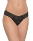 Black Front Hanky Panky Signature Stretch Lace Petite Low Rise Thong