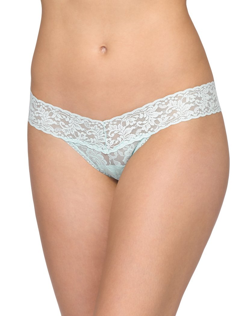 Pistachio Ice Front Hanky Panky Signature Lace Low Rise Thong