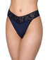 Navy Front Hanky Panky Cotton with a Conscience Original Rise Thong