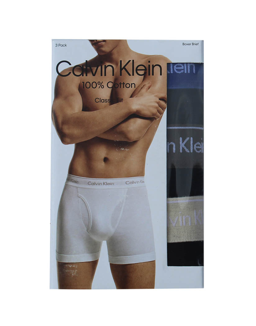 Calvin Klein Classics 3-Pack Cotton Boxer Briefs - Mens