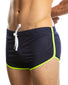 Navy/Lime Front Jack Adams Air Mesh Track Short 402-109