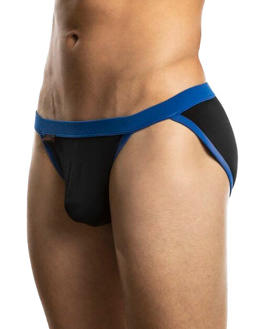Black/Royal Front Jack Adams Modal Muscle Brief 401-311
