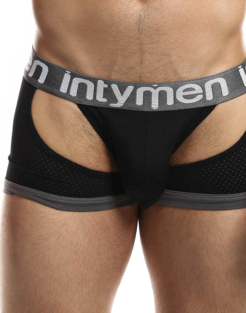 Black Front Intymen All Out Jock INE019