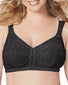 Black Front Easy-On Front Close Wirefree Bra