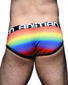 Multi Back Andrew Christian Pride Mesh Brief w/ Almost Naked 92342