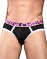 Black Front Andrew Christian CoolFlex Active Brief w/ Show-It 92084