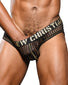 Black Front Andrew Christian Access Mesh Brief w/ Almost Naked 92071