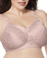 Rosewood Front Just My Size My Size Satin Stretch Wirefree Bra 1960