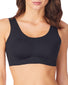 Black Front Le Mystere Smooth Shape Wireless Bra 7312