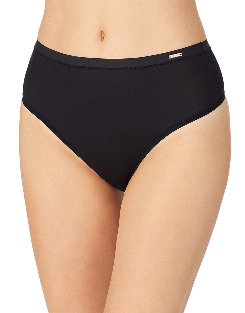 Black Front Le Mystere Infinite Comfort High Waist Thong 9938