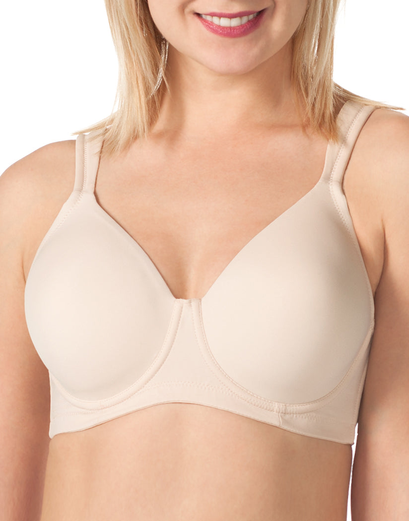 Nude Side Leading Lady The Brigitte Full Coverage Underwire Molded Padded Seamless Bra Nude 5028
