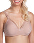 Warm Taupe Front Leading Lady The Brigitte Luxe Full Figure Wirefree T-Shirt Bra Warm Taupe 5211