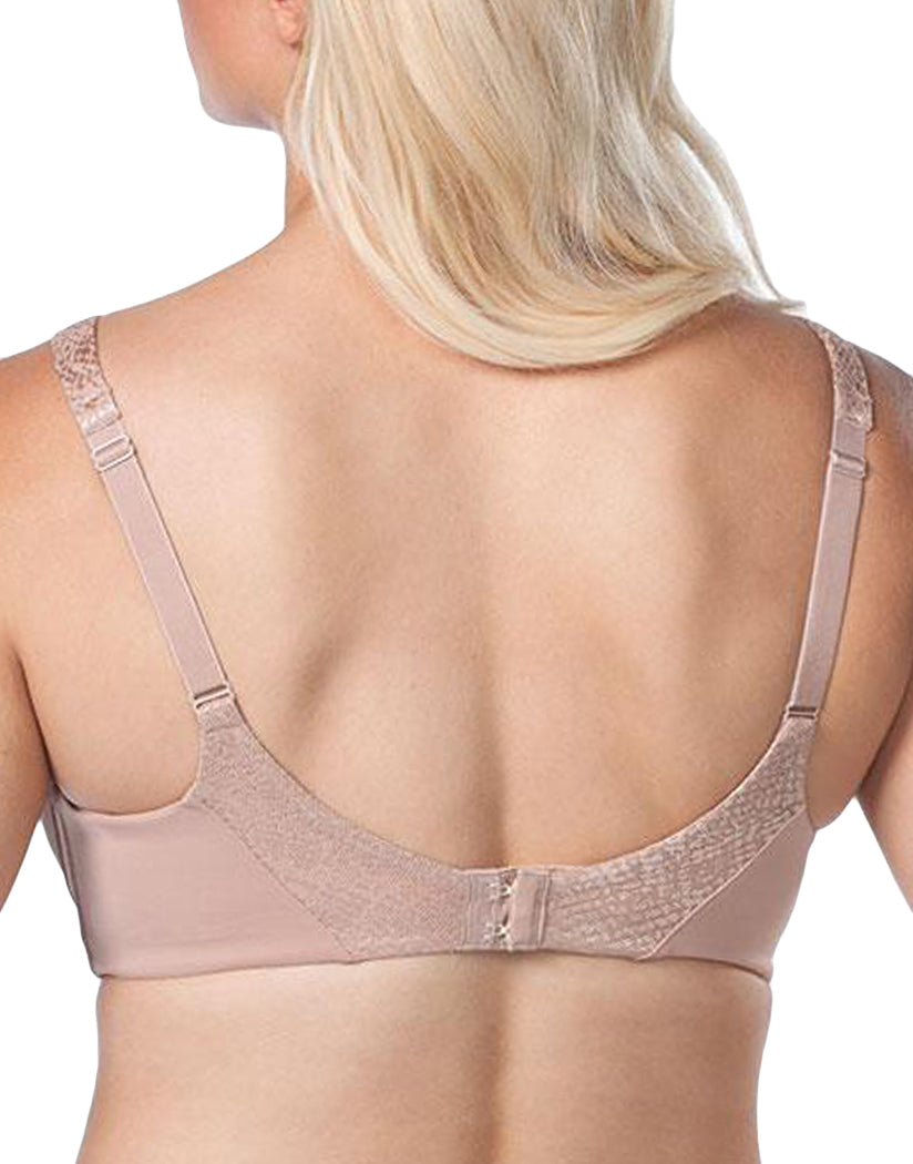 Warm Taupe Back Leading Lady The Brigitte Luxe Full Figure Wirefree T-Shirt Bra Warm Taupe 5211