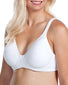 White Front Leading Lady The Brigitte Luxe Full Figure Wirefree T-Shirt Bra White 5211