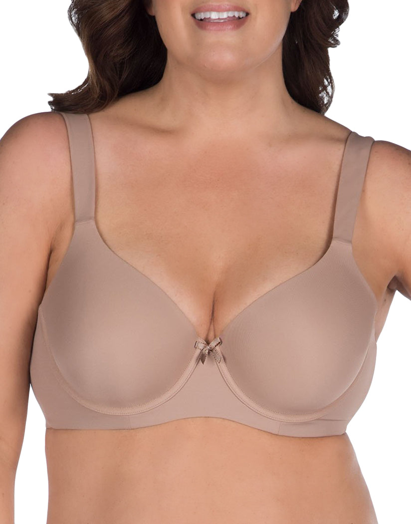 Warm Taupe Front Leading Lady Brigitte Classic Underwire Padded T-Shirt Bra 5224