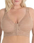 Warm Taupe Front Leading Lady Ava Wirefree Posture Back Bra 5230