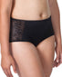 Black Front Leading Lady Luxe Body Panty Briefs 5810