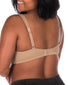 Warm Taupe Back Leading Lady Cool Fit Wirefree Nursing Bra 4057