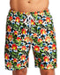 Floral Neon/White front 2xist Catalina 16" Swim Short M15116