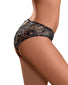 Black Back Exposed Bewitching Crotchless Panty M189