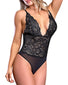 black front Exposed Risque Business Teddy M222