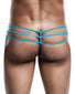Turquoise Back MOB Triple Lace G-String Underwear MBL10