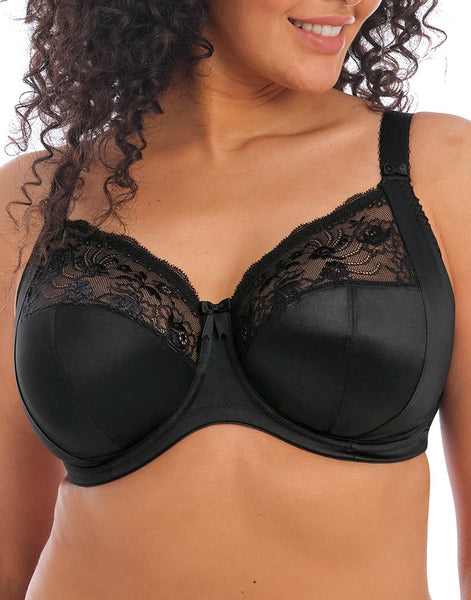 Elomi Charley Underwire Plunge Bra with Stretch Lace in Honeysuckle (HOE)  FINAL SALE (40% Off)