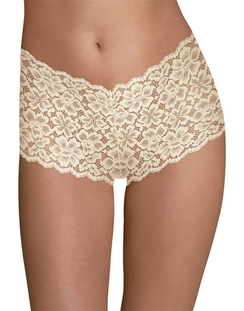 Ivory Front Maidenform Sexy Must Haves Lace Cheeky Boyshort DMCLBS