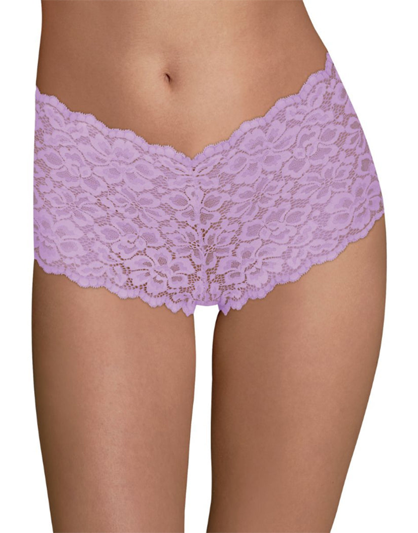 Luminous Lilac Front Maidenform Sexy Must Haves Lace Cheeky Boyshort DMCLBS