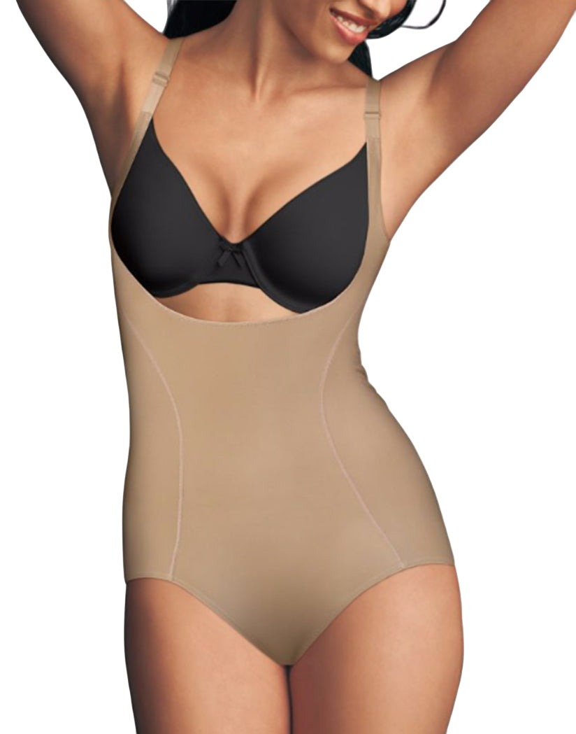 Flexees by Maidenform Easy Up Strapless Body Briefer