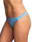 Whimsy Tatto Print w/Blue Whimsy Front Maidenform Comfort Devotion Thong