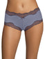 Plum Grey/Rising Smoke Front Maidenform Cheeky Scalloped Lace Hipster 40837