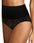 Black Lace Front Maidenform Tame Your Tummy Brief DM0051