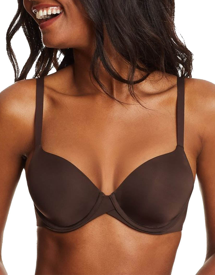 Warm Cocoa Front Maidenform One Fabulous Fit 2.0 Tailored Demi Underwire Bra DM7543