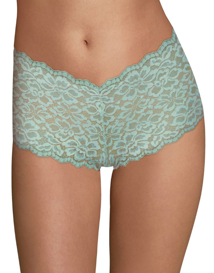 Blue Spearmint Front Maidenform Sexy Must Haves Lace Cheeky Boyshort DMCLBS