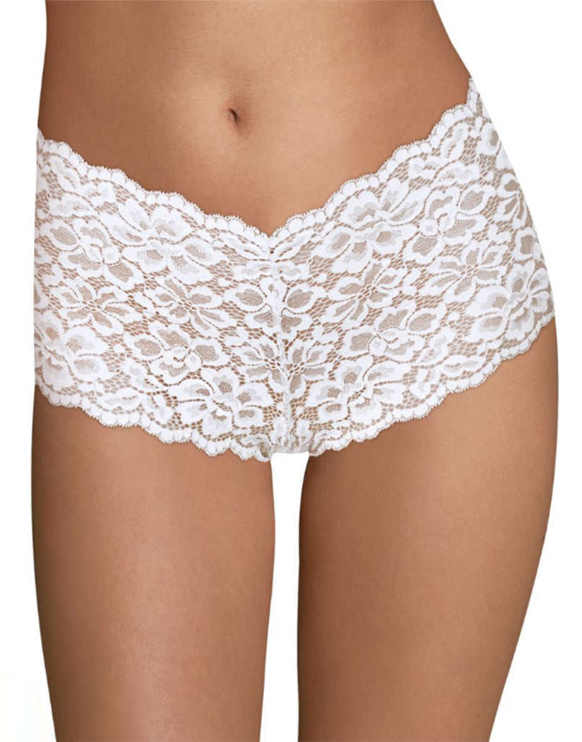 White Front Maidenform Sexy Must Haves Lace Cheeky Boyshort DMCLBS