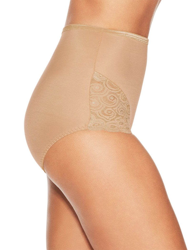 Bali Women's Shapewear Double Support Light Control Brief with Lace Fajas  2-Pack
